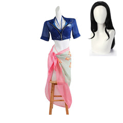 One Piece Nico Robin Swimsuit Outfits Cosplay Costume Halloween Carnival Suit