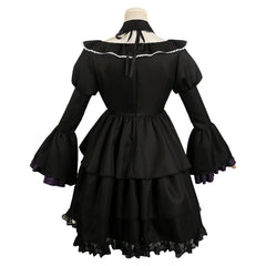Anime Puella Magi Madoka Magica Akemi Homura Black Lolita Dress Outfits Cosplay Costume Halloween Carnival Suit