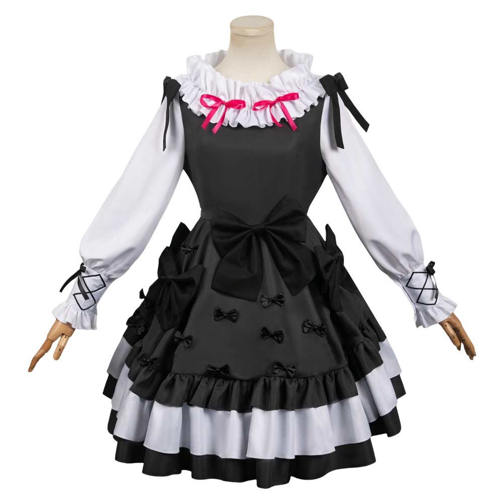 Anime Puella Magi Madoka Magica Kaname Madoka Black Lolita Dress Outfits Cosplay Costume Halloween Carnival Suit