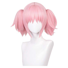 Anime Puella Magi Madoka Magica Kaname Madoka Pink Wig Cosplay Accessories Halloween Carnival Props