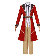 Anime Villainess Level 99 (2024) Patrick Ashbatten Red Outfits Cosplay Costume Halloween Carnival Suit