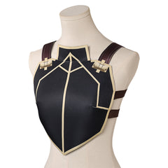 Arcane: League Of Legends 2 (2024) Caitlyn Black Vest Chest Armor Outfits Cosplay Costume