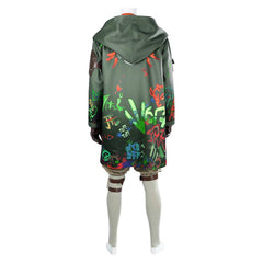 Arcane: League Of Legends 2 (2024) Ekko Green Set Outfits Cosplay Costume