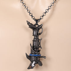 Arcane: League Of Legends 2 (2024) Jinx Necklace Keychain Pendant Cosplay Accessories Props
