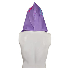 Arcane: League Of Legends 2 (2024) Jinx Purple Printed Hood Hat Outfits Cosplay Costume Accessories