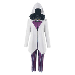 Arcane: League Of Legends 2 (2024) Jinx White Hooded Set Outfits Cosplay Costume