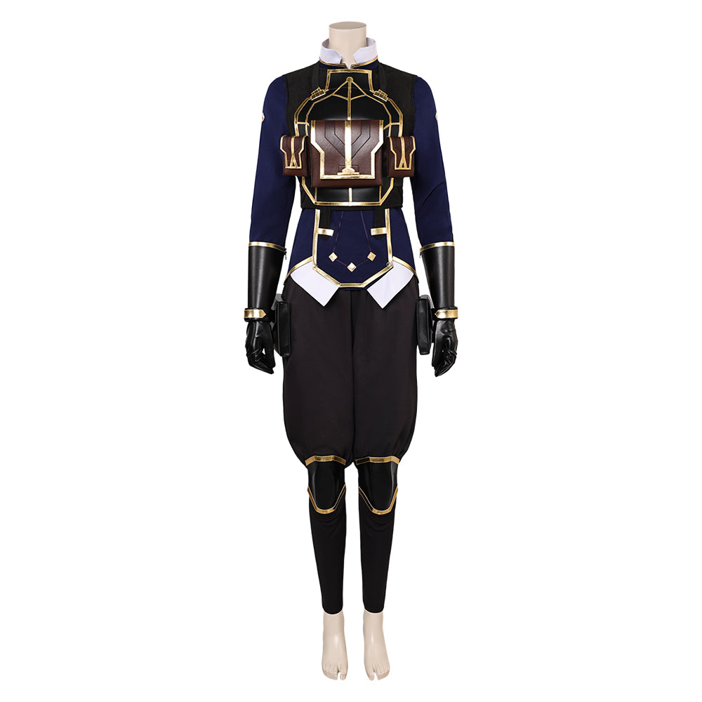 Arcane: League Of Legends 2 (2024) Maddie Nolen Enforcer Blue Outfits Cosplay Costume