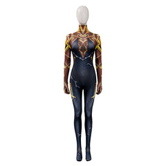 Arcane: League Of Legends 2 (2024) Mel Golden Black Jumpsuit Outfits Cosplay Costume