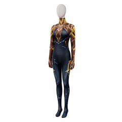 Arcane: League Of Legends 2 (2024) Mel Golden Black Jumpsuit Outfits Cosplay Costume