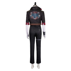 Arcane: League Of Legends 2 (2024) Vi Black Red Outfits Cosplay Costume