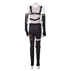 Arcane: League Of Legends 2 (2024) Vi Black Set Outfits Cosplay Costume