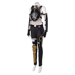 Arcane: League Of Legends 2 (2024) Vi Black Set Outfits Cosplay Costume