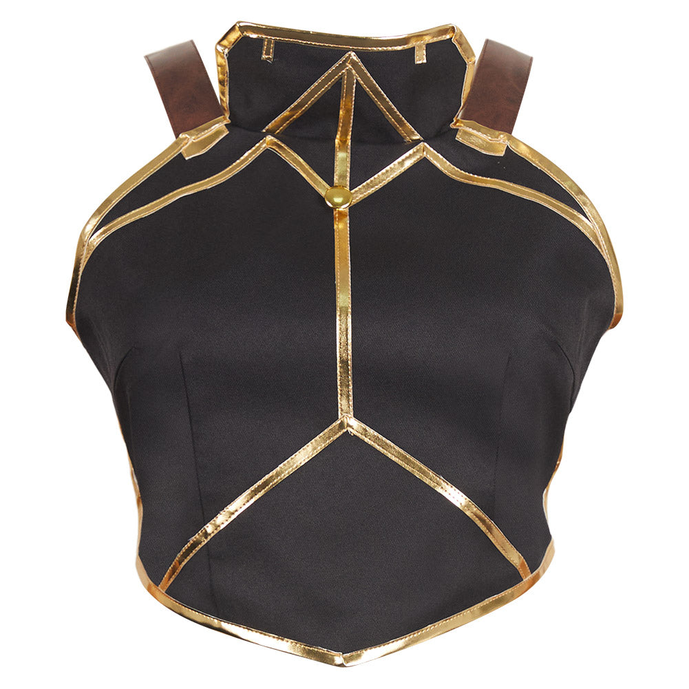 Arcane: League Of Legends Season 2 (2024) Vi Black Vest Cosplay Costume Outfits