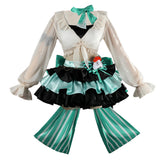 Arknights Haruka White Green Skirt Collab Set Outfits Cosplay Costume