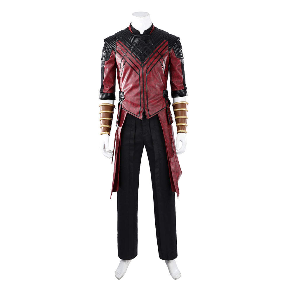 Avengers: Doomsday (2026) Shang‑Chi Red Black Set Outfits Cosplay Costume
