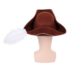 Backrooms (2026) Captaion Clark Brown Pirate Hat Cosplay Accessories Props