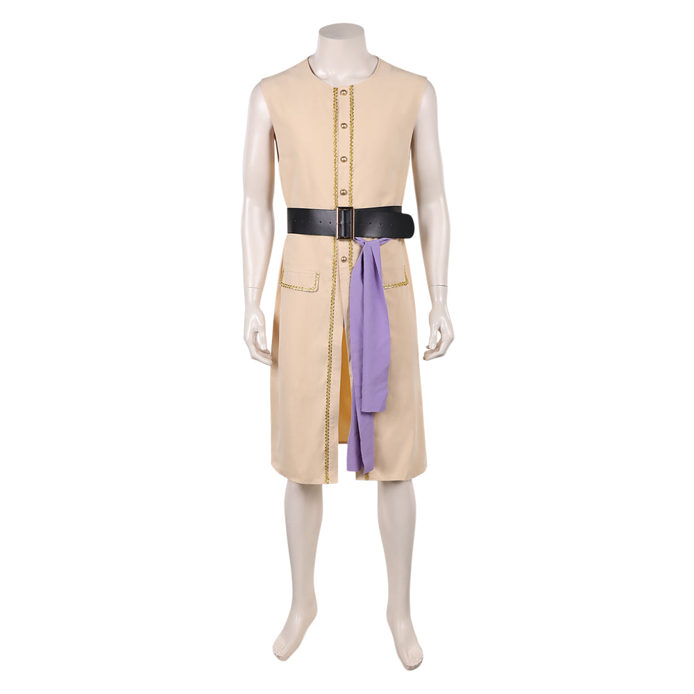 Backrooms (2026) Captaion Clark Yellow Vest Belt Pirate Outfits Cosplay Costume