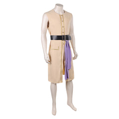 Backrooms (2026) Captaion Clark Yellow Vest Belt Pirate Outfits Cosplay Costume