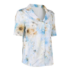 Backrooms (2026) Mary Kline Printed White Shirt Outfits Cosplay Costume