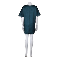 Band ABBA Anni-Frid Synni Lyngstad Retro 70s Green T Shirt Outfits Cosplay Costume Halloween Carnival Suit