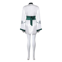 Band ABBA Anni-Frid Synni Lyngstad Retro 70s White Tunic Robe Cosplay Costume Outfits Halloween Carnival Suit