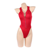 Baywatch 2017 Victoria Leeds Red Zipper Swimsuit Outfits Cosplay Costume