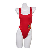 Baywatch C.J. Parker Lined Red Swimsuit Beach Wear Outfits Cosplay Costume