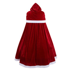 Beauty And The Beast Belle Pink Dress Red Cloak Princess Outfits Cosplay Costume