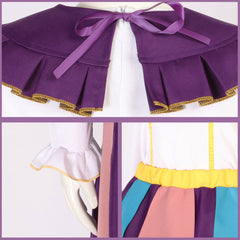 Beauty And The Beast Mrs. Potts Teapot Purple Outfits Cosplay Costume