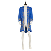 Beauty And The Beast Prince Adam Blue Jacket Only Medieval Outfits Cosplay Costume