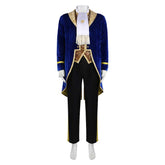 Beauty And The Beast Prince Adam Dark Blue Set Outfits Cosplay Costume