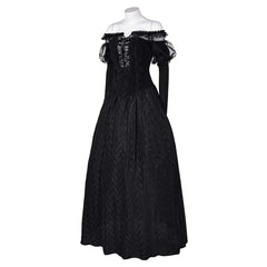 Beetlejuice Beetlejuice (2024) Delores Black Dress Outfits Cosplay Costume Halloween Carnival Suit