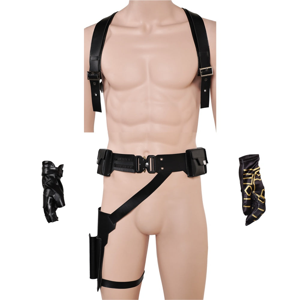 Thunderbolts (2025) Bucky Barnes Belt Waistband Strap Gloves Cosplay Accessories Props