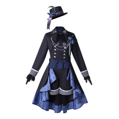 Black Butler: Emerald Witch Arc Ciel Phantomhive Blue Black Set Outfits Cosplay Costume