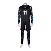 Blue Lock (2026) Nagi Seishiro Black Blue N0.11 Jersey Set Outfits Cosplay Costume