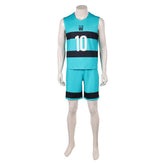 Blue Lock (2026) Wanima Junichi Team W No.10 Blue Jersey Uniform Outfits Cosplay Costume