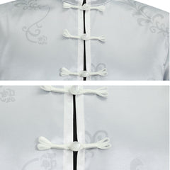 Blue Lock Nagi Seishiro White Kung Fu Set Outfits Cosplay Costume