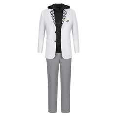 Blue Lock Nagi Seishiro White School Uniform Set Outfits Cosplay Costume