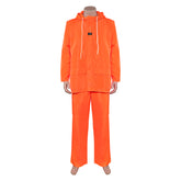 Breaking Bad Walter White Orange Hoodie Trousers Set Outfits Cosplay Costume