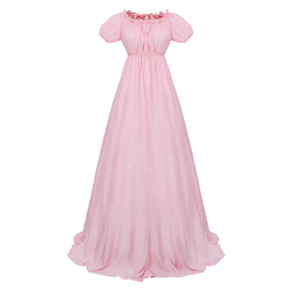 Bridgerton Season 4 (2026) Sophie Beckett Pink Dress Renaissance Outfits Cosplay Costume