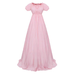 Bridgerton Season 4 (2026) Sophie Beckett Pink Dress Renaissance Outfits Cosplay Costume