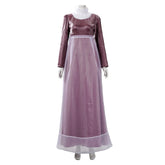 Bridgerton Season 4 (2026) Sophie Beckett Purple Maid Dress Outfits Cosplay Costume