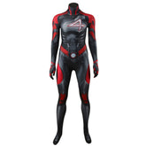 Mv Rivals (2025) Invisible Woman Blood Shield Black Red Jumpsuit Outfits Cosplay Costume