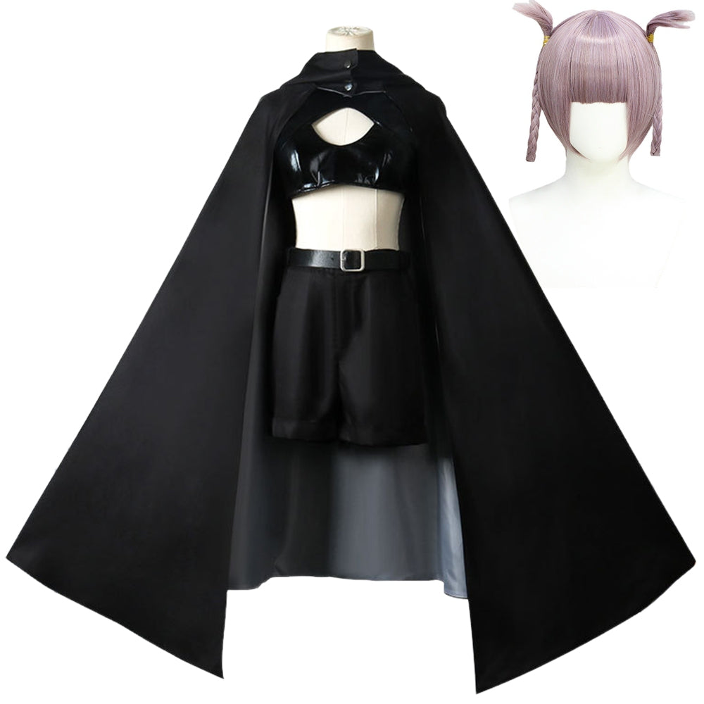 Call Of The Night 2 (2025) Nanakusa Nazuna Black Cloak Set Outfits Cosplay Costume