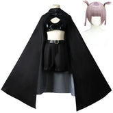 Call Of The Night 2 (2025) Nanakusa Nazuna Black Cloak Set Outfits Cosplay Costume
