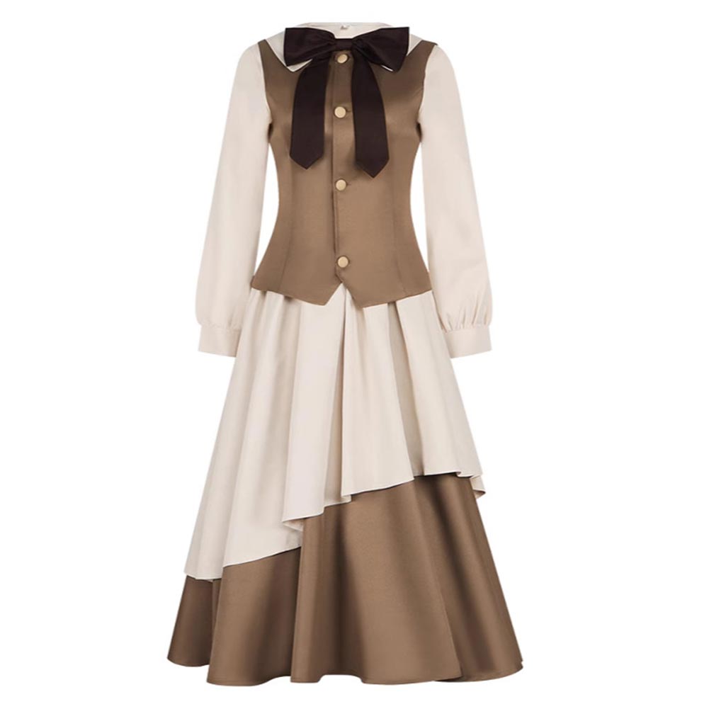 Cardcaptor Sakura: Clear Card Season 2 (2024) Tomoyo Daidouji Brown Dress Outfits Cosplay Costume