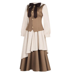 Cardcaptor Sakura: Clear Card Season 2 (2024) Tomoyo Daidouji Brown Dress Outfits Cosplay Costume