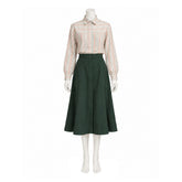 Carrie (2026) Carrie Shirt Green Skirt Set Outfits Cosplay Costume