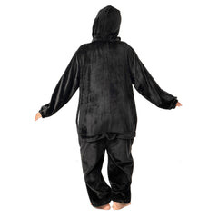 Cartoon Animal Penguin Pajamas Onesies Sleepwear Flannel Jumpsuits Outfits Halloween Carnival Suit - OLAOLA