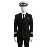Catch Me If You Can Frank Abagnale Jr. Pilot Captain Uniform Outfits Cosplay Costume
